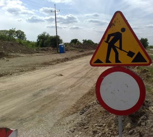 Trwa budowa odcinka, który opłączy ulice Bursztynową z Kazimierza Wielkiego.