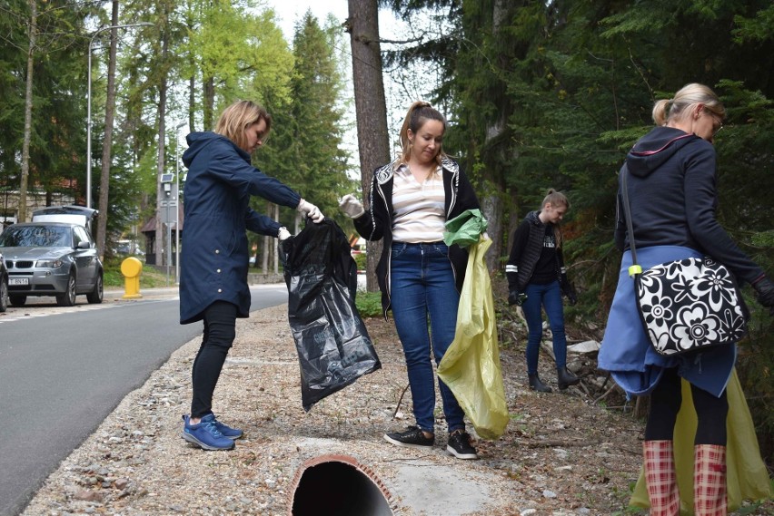 Zeszłoroczna akcja "Dbamy - sprzątamy" w gminie Kościelisko