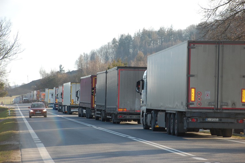 Blokada przejścia granicznego w Barwinku ze Słowacją