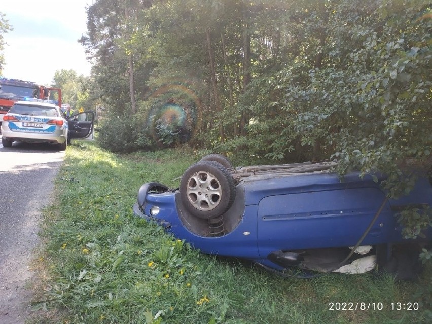 Dachowanie w Lisowie. Policja ustala kto siedział za kierownicą