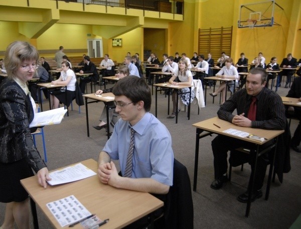 Matura 2008 w III Liceum Ogólnokształcącym w Opolu.