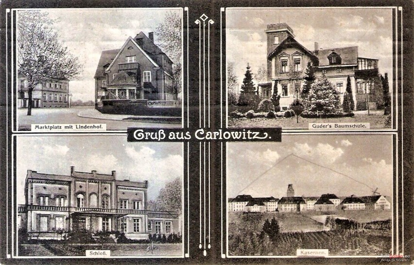 Carlowitz to dawna nazwa Karłowic. Wybudowany tu w 1913 roku...
