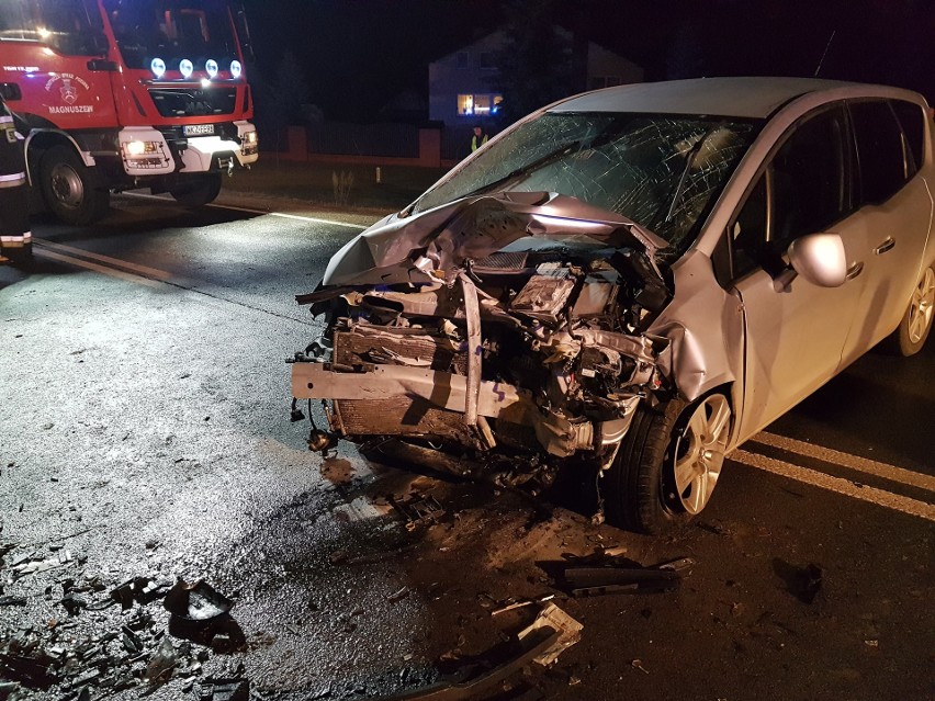 Wypadek w gminie Magnuszew. Pięć osób rannych w wypadku w Grzybowie 