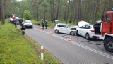 Wypadek na trasie Jurata - Hel. Zderzyły się trzy samochody BMW [ZDJĘCIA, WIDEO]