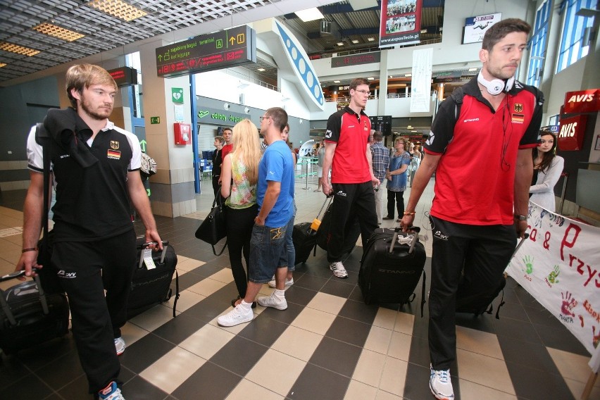 FIVB Mistrzostwa Świata w siatkówce 2014: Niemcy i Finowie już w Katowicach [ZDJĘCIA]