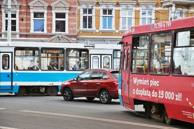 Sytuacja drogowa z pl. Powstańców Wielkopolskich