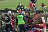 Wypadek na przejeździe kolejowym na trasie Tarnobrzeg (Sobów) – Furmany. Dwie osoby ranne