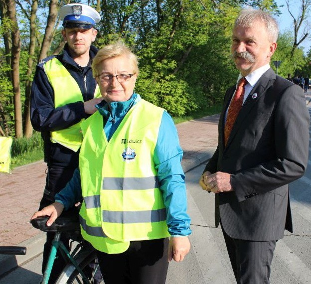 Bezpieczna majówka rowerowa w Łowiczu [Zdjęcia]