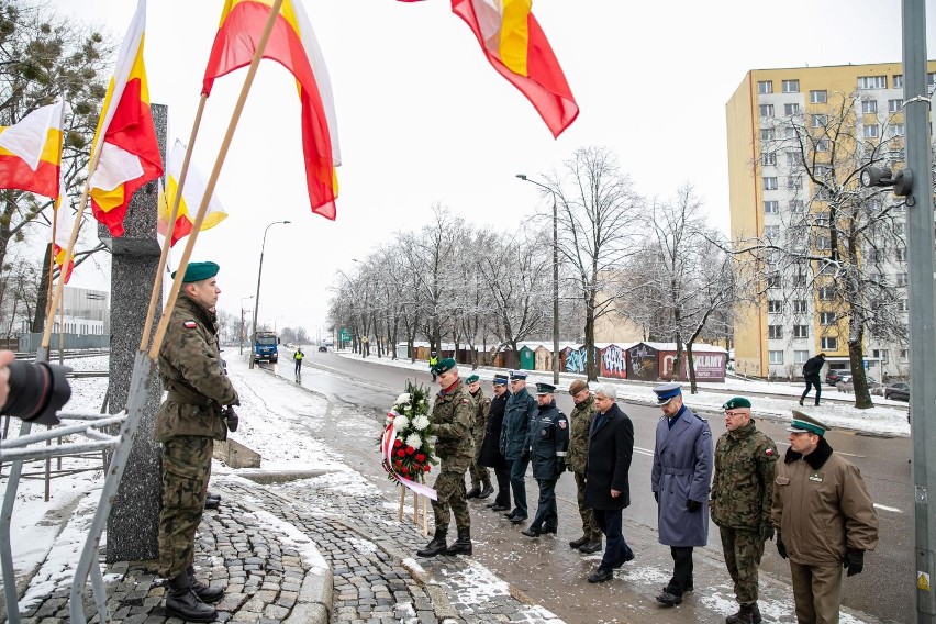 Białystok. 9 marca 2022 rok. Przedstawiciele administracji...