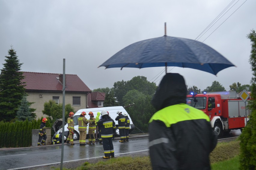 Wypadek w Sośnicowicach...