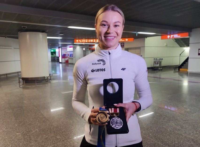 Natalia Maliszewska z medalami Pucharu Świata w Pekinie i...
