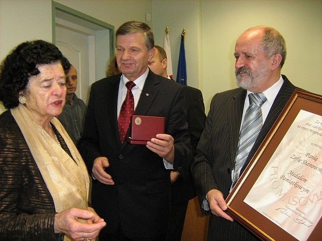 Medal Pro Masovia dla Zofii Stanowskiej