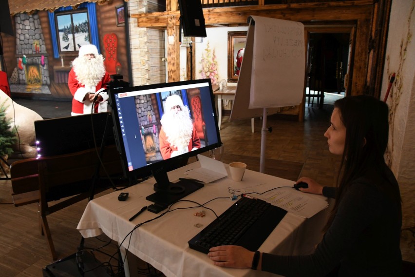 Wirtualne spotkanie ze Świętym Mikołajem. W Bałtowie to możliwe! [ZDJĘCIA, WIDEO]
