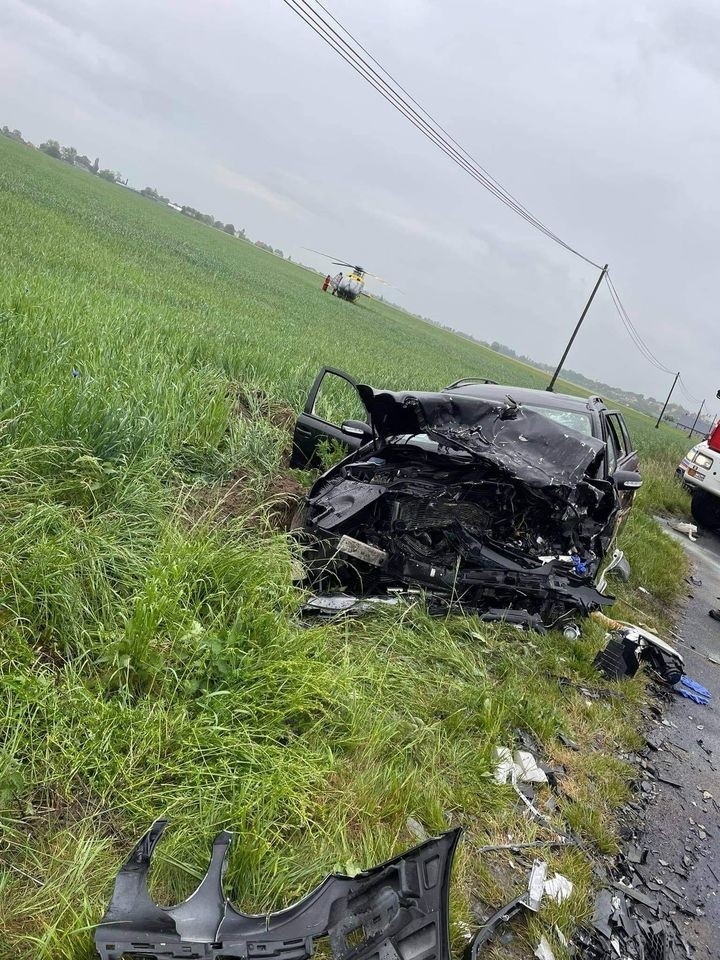 Śmiertelny wypadek na trasie na trasie Kcynia - Łankowice w powiecie nakielskim. 28.05.2022 r.