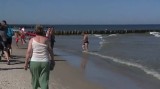 Zakaz kąpieli w Bałtyku z powodu niskiej temperatury [WIDEO]