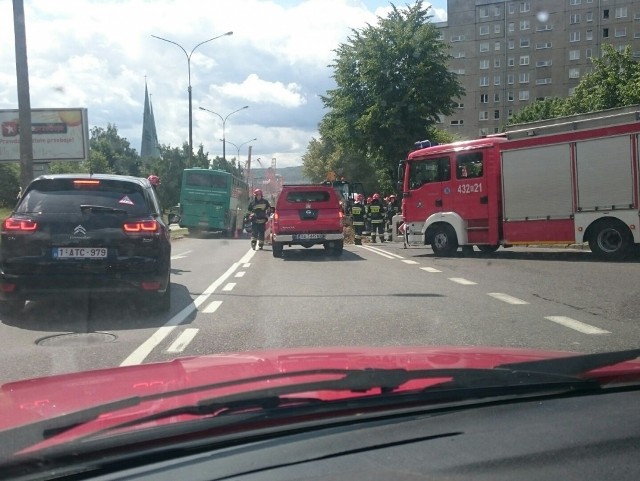 Wypadek na ul. Podgórskiej w Gdyni