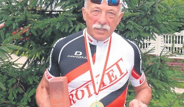 Andrzej Szczepanik - nasz mistrz Polski w triathlonie, w kategorii „masters”.