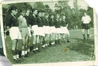 1950 r. Na stadionie w Zwierzyńcu.