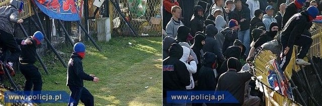 Zamieszki na stadionie Ruchu Radzionków