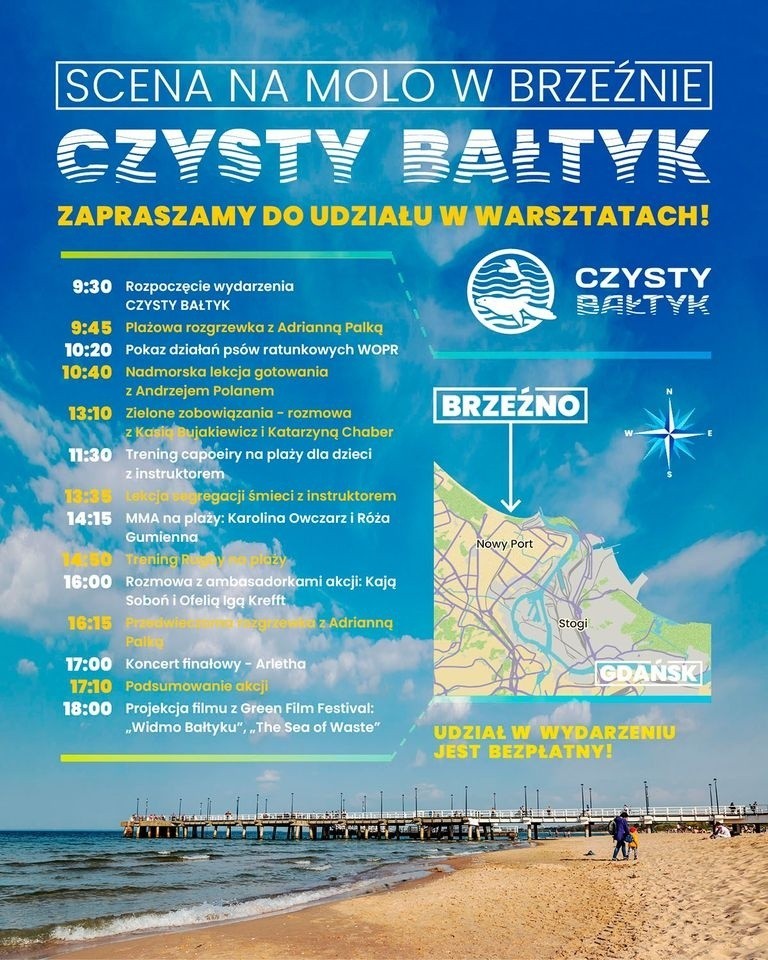 Wielkie sprzątanie plaż Gdańska i Gdyni. Trwa akcja „Czysty Bałtyk”