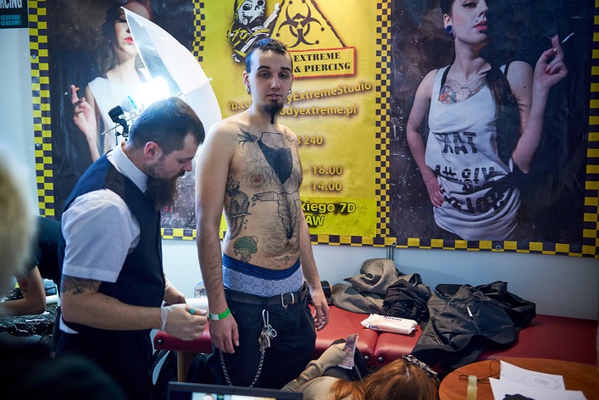 Lublin Tattoo Days 2017. Tłumy na międzynarodowym festiwalu tatuażu [ZDJĘCIA, WIDEO]