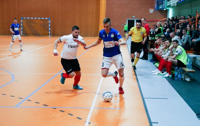 Bialystok 19.02.2018 moks sloneczny stok bialystok - clearex chorzow 15. kolejka futsal ekstraklasa fot. anatol chomicz / polska press / gazeta wspolczesna / kurier poranny