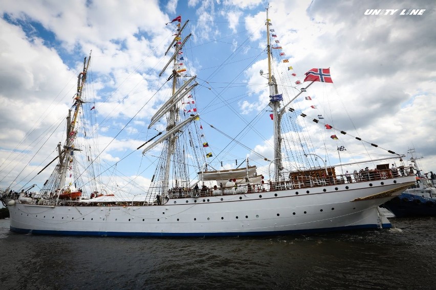 The Tall Ships Races 2017: Piękny stumetrowy Statsraad Lehmkuhl w Szczecinie [zdjęcia, wideo]