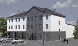 Budowa domu kultury w Łapach. Realizacja inwestycji z opóźnieniem. O dwa miesiące (zdjęcia) 