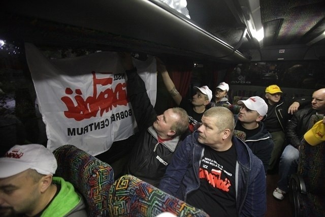 Związkowcy ze Śląska jadą na protest w Warszawie