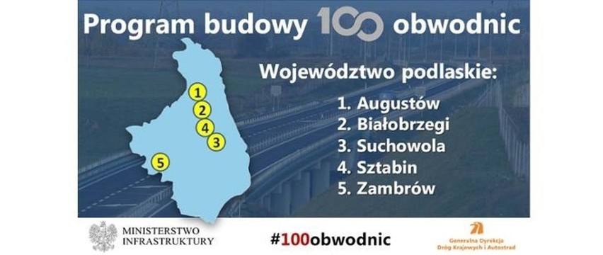 Minister Andrzej Adamczyk prezentuje program budowy 100...