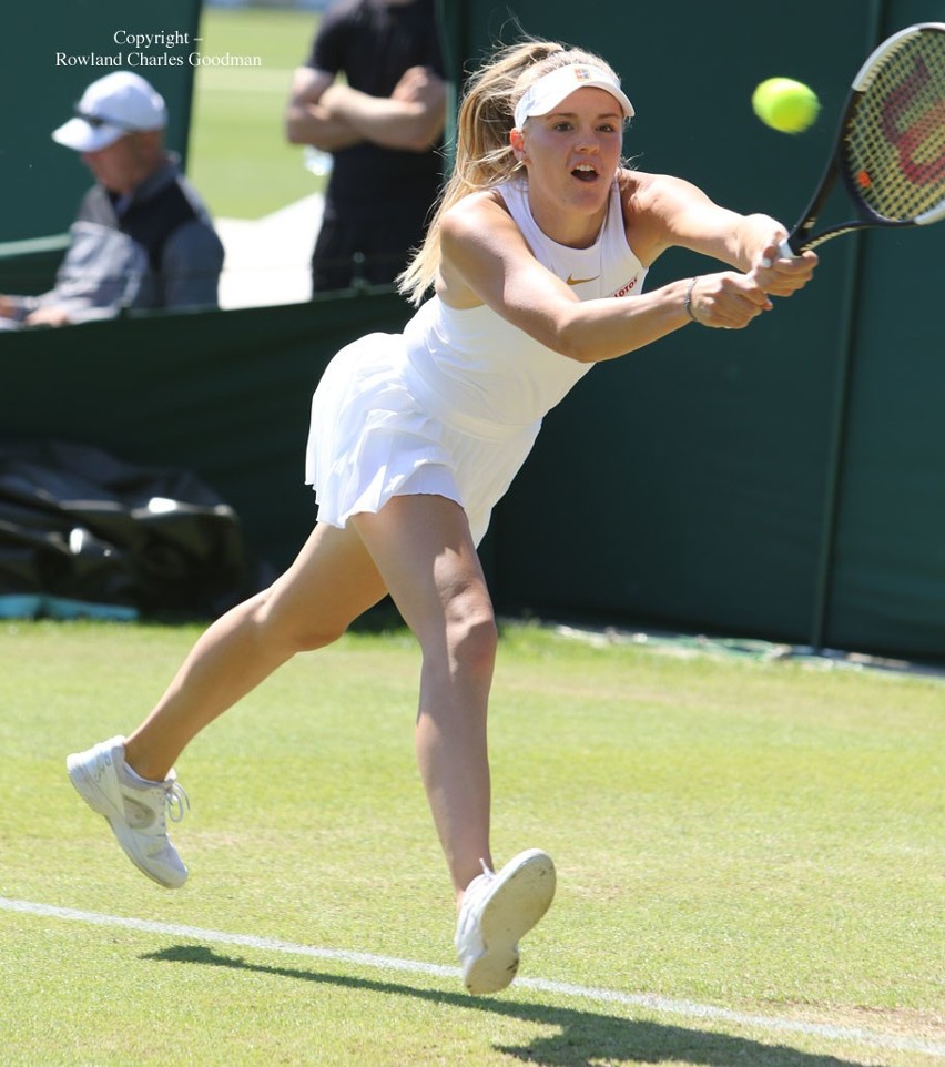 Martyna Kubka na kortach Wimbledonu