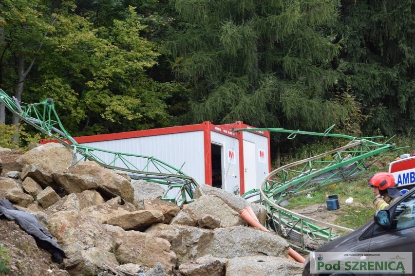 Tragedia na budowie w Szklarskiej Porębie