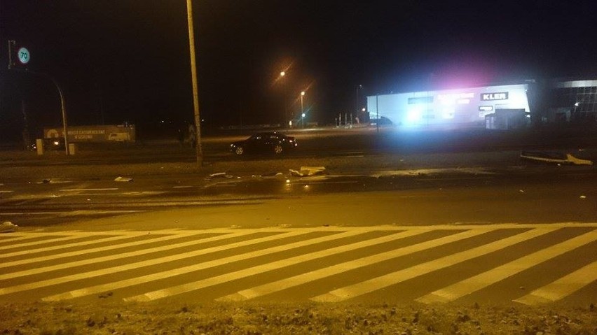 Wypadek na ul. Struga w Szczecinie