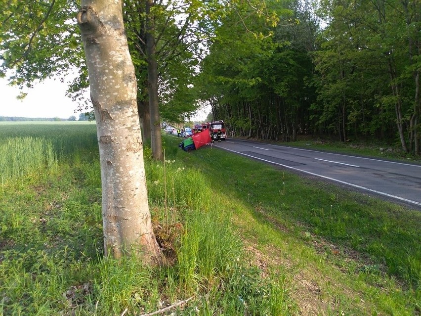 Śmiertelny wypadek koło Objezierza. Nie żyje kobieta [ZDJĘCIA] 