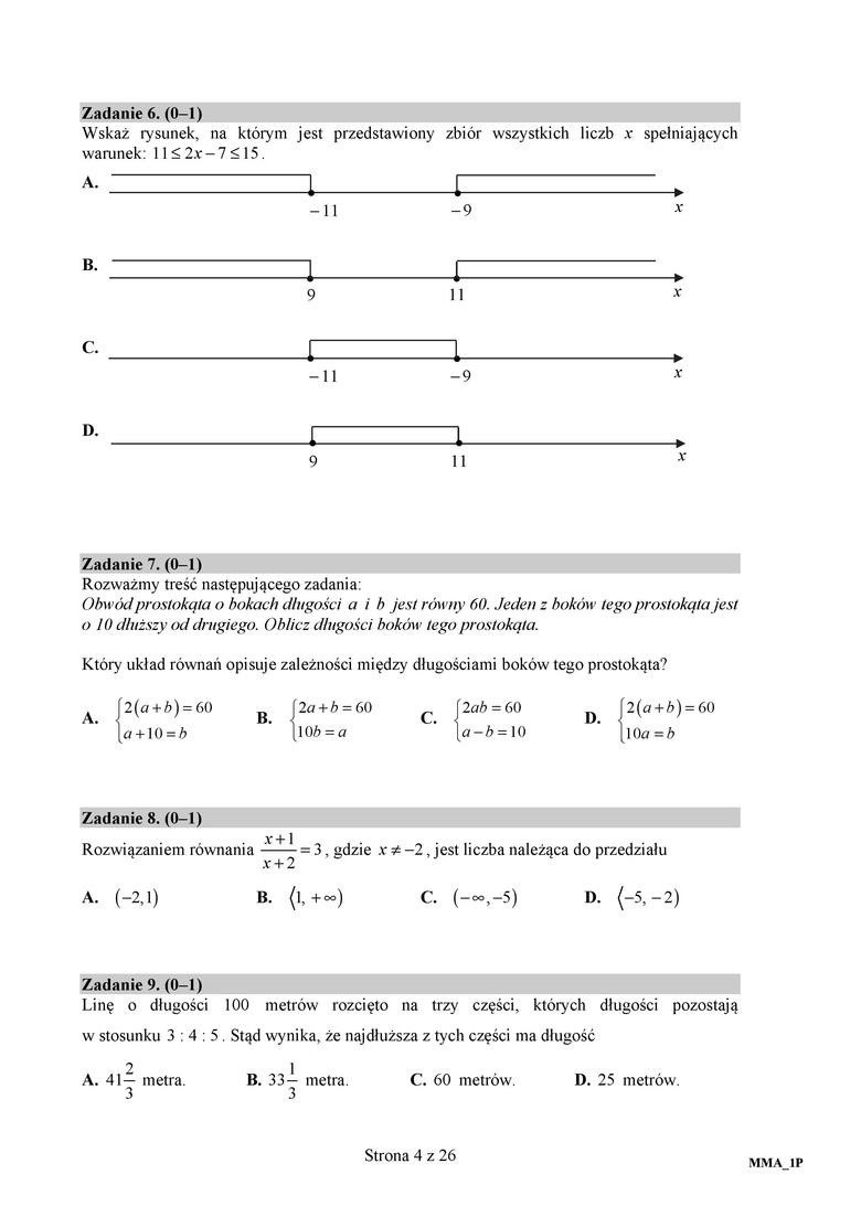 Matura poprawkowa z matematyki 2017. Odpowiedzi i arkusze...