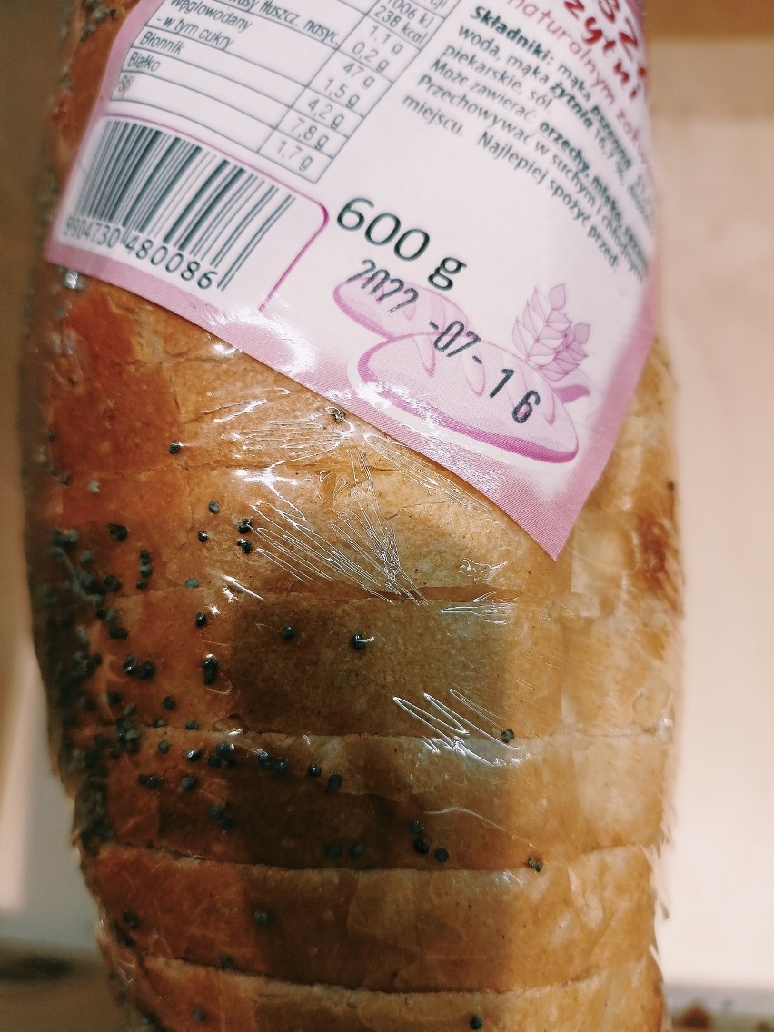 Kupując chleb w marketach upewnijmy się, czy bierzemy taki,...