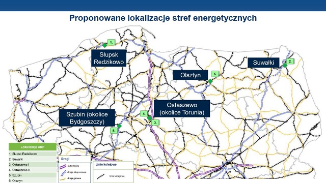 W północnej części Polski powstać ma w sumie sześć stref energetycznych.