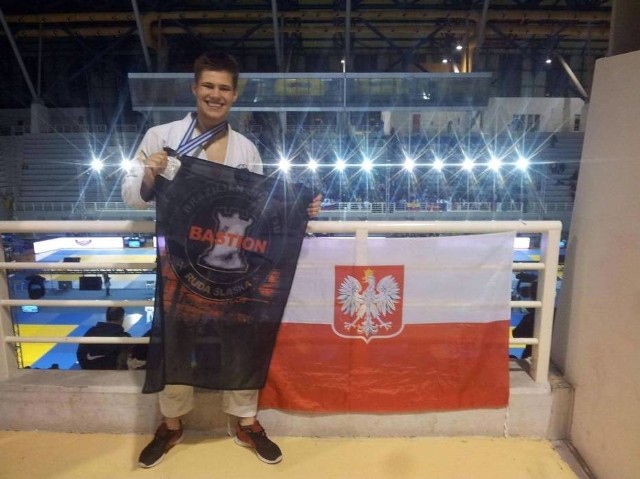 Rudzianin Marcin Maciulewicz wywalczył srebro na Mistrzostwach Świata Ju Jitsu w Atenach