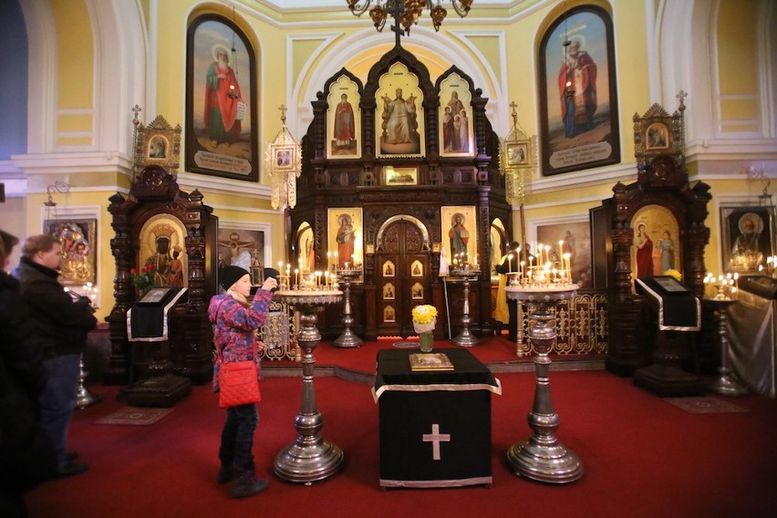 Prawosławny arcybiskup w sosnowieckiej cerkwi