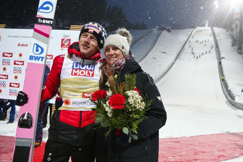 Skoki narciarskie Predazzo WYNIKI KONKURS Dawid Kubacki na podium, Kamil Stoch i Piotr Żyła tuż za nim 12.01.2020