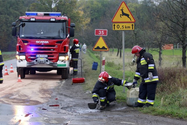 Wypadek na drodze Wrocław - Świdnica, zdjęcie ilustracyjne