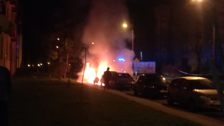 Podpalony samochód w Rudzie Śląskiej