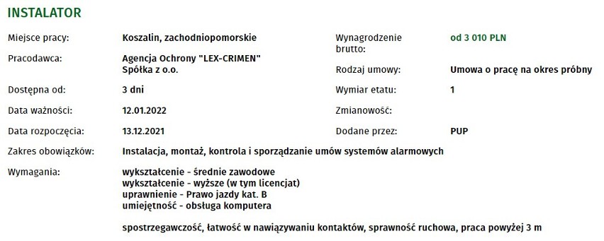 Szukasz pracy w Koszalinie? Sprawdź koniecznie, jakie oferty...