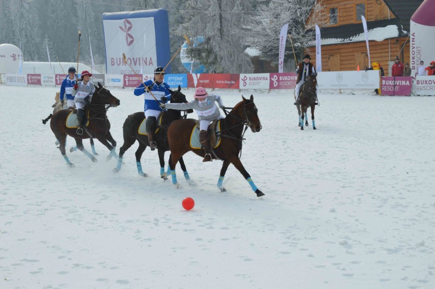 Bukowina Tatrzańska. Grali z polo na śniegu [ZDJĘCIA]