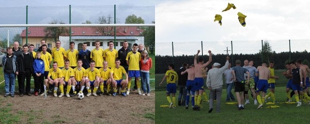 Piłkarze z Wąsewa w pierwszą rocznicę powstania klubu mogą już świętować pierwsze mistrzostwo.
