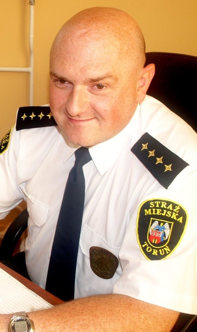 Mirosław Bartulewicz, szef toruńskich strażników