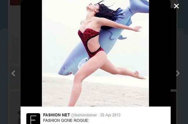 Crystal Renn (fot. screen z Twitter.com)