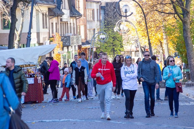 W dług listopadowy weekend zapowiada się spory ruch na zakopiańskich Krupówkach