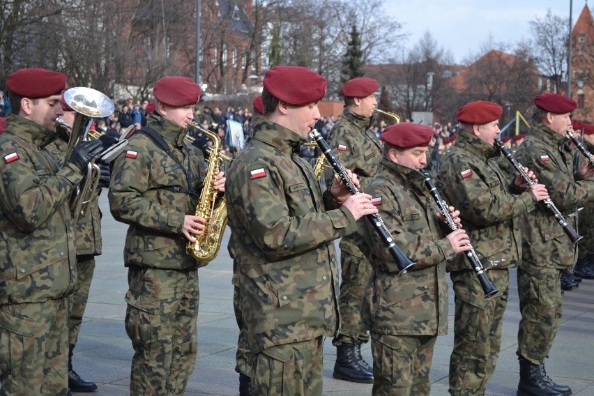 Przysięga wojskowa w Gliwicach