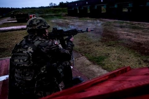 Żołnierze z 1 Podlaskiej Brygady Obrony Terytorialnej szkolili się w Ogrodniczkach [ZDJĘCIA]
